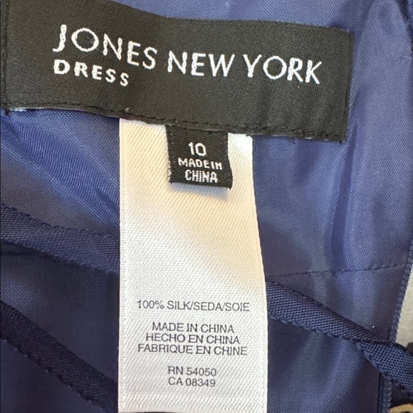 JONES NEW YORK SILK HALTER DRESS SIZE 10 NEW - Picture 5 of 6